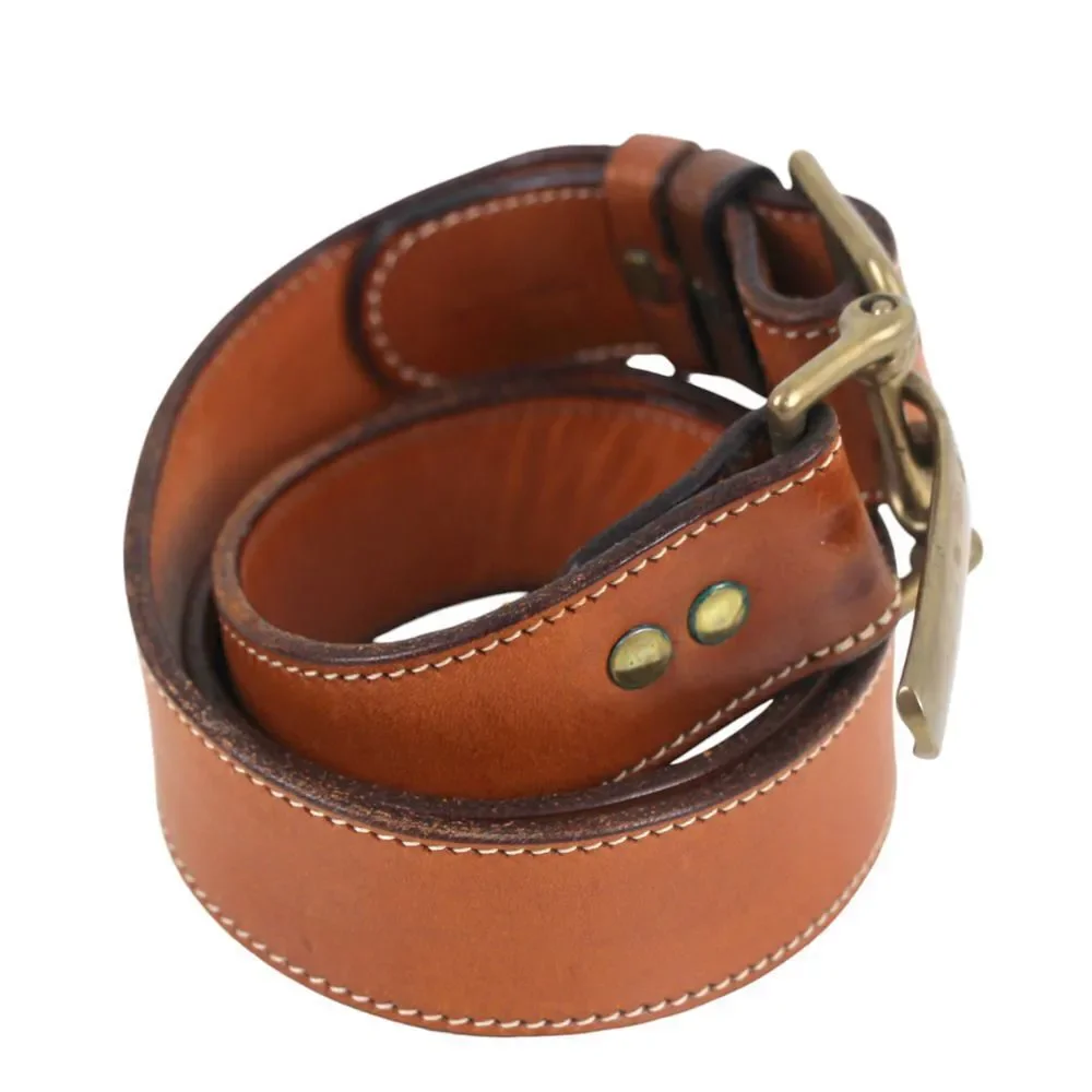 DKNY BROWN GENUINE LEATHER 1 1/8